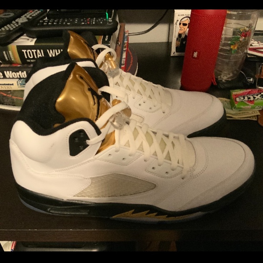 Gold Medal Jordan 5